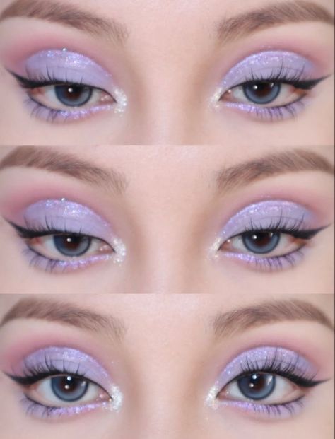 Heavy Eye Makeup, Eye Makeup Smokey, Stunning Eye Makeup, Makeup Smokey, Purple Eye Makeup, Cute Eye Makeup, Doll Eye Makeup, Korean Eye Makeup, Swag Makeup