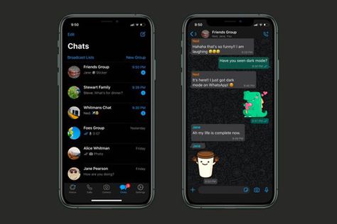 Tema Dark, Whatsapp Theme, Whatsapp Plus, Dark Grey Background, Digital Detox, Dark Mode, Messaging App, Mobile App Design, Eye Strain