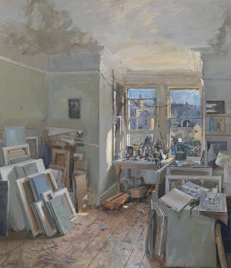 Ken Howard, Peter Brown, Florence Academy Of Art, Interior Paintings, Seni Cat Air, Brown Art, Arte Inspo, Aesthetic Painting, Landscape Artist