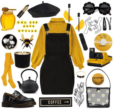 Hufflepuff Stuff, Harry Potter Houses Outfits, Hufflepuff Outfit, Top 10 Halloween Costumes, Clear Things, Hogwarts Outfits, Halloween Costumes To Make, Hufflepuff Aesthetic, Harry Potter Hufflepuff