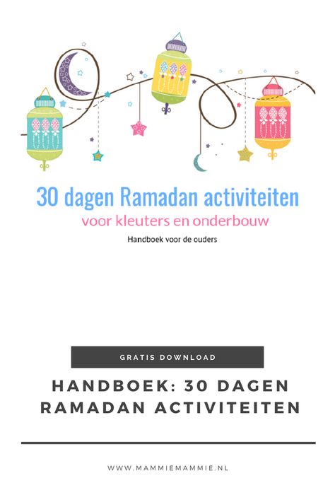 30 Dagen Ramadan Activiteiten boek voor kinderen - Mammie Mammie ● mama blog Muslim Kids Crafts, Eid Decorations, Ramadan 2023, Happy Ramadan, Ramadan Kids, Eid Decoration, Mama Blog, Muslim Kids, Ramadan Decorations