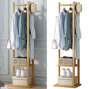 Free Standing Coat Rack, Wood Shoe Storage, Hallway Coat Rack, Hanger Stand, Standing Coat Rack, Wooden Coat Rack, Clothes Stand, Corner Storage, Clothes Rail