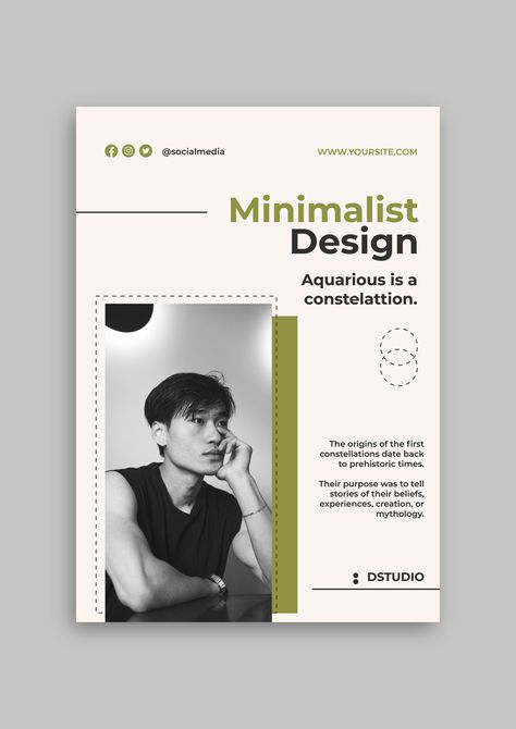 Minimalist Design Studio Flyer