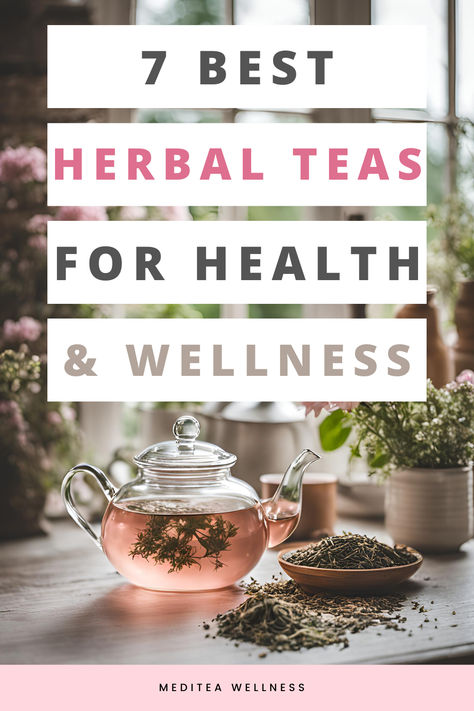 best herbal teas for health and wellness Tea For Health Benefits, Healthy Herbal Teas, Herbal Tea Blends For Women, Herbal Tea For Liver, Wellness Tea Recipes, Tea Loose Leaf, Tea Combinations Recipes, Loose Leaf Tea Blends, Love Tea