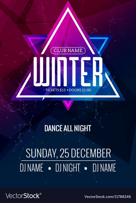 Dance Battle Poster, Music Event Flyer, Dj Battle, Dance Vector, Banner Illustration, Winter Dance, Dj Dance, Illustration Template, Party Names