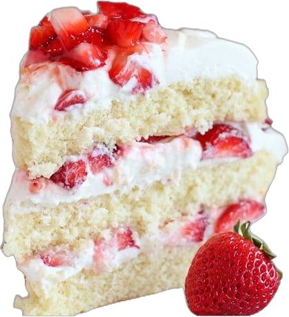 Easy Dinner Party Desserts, Lemon Whipped Cream, Strawberry Poke Cakes, Cake Portions, Macerated Strawberries, Shortcake Cake, Strawberry Shortcake Cake, Strawberry Shortcake Recipes, Shortcake Recipe