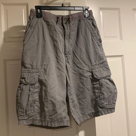 Union Bay Youth Cargo Shorts with expandable waist in Gray Grian Hermitcraft, Jorts Cargo, Gray Cargo Shorts, Cargo Outfit, Girly Pop, Buy List, Makeup Clothes, Summer Fits, Fashion Board