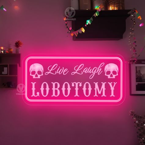 Spooky Living Room Aesthetic, Scary Home Decor, Goth Signs Decor, Girly Goth Aesthetic Room, Horror Room Ideas Home Decor, Creepy Cute Decor, Goth Living Room Decor, Spooky Room Aesthetic, Pastel Goth Room Ideas