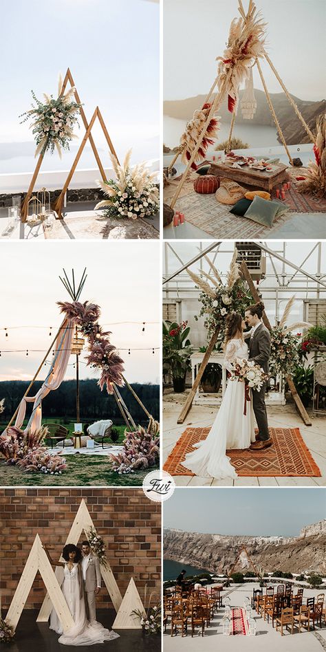 Triangle Wedding Arch With Fabric, Driftwood Wedding Arches, Driftwood Wedding, Boho Wedding Arch, Wedding Arch Ideas, Arch Ideas, Wedding Arches, Spring Wedding Invitations, Arch Flowers