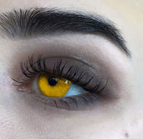 Yellow Eye Color, Vampire Eyes Aesthetic, Fantasy Eyes Aesthetic, Gold Eye Aesthetic, Magical Eyes, Gold Eyes Aesthetic, Yellow Magic, Magic Eyes Aesthetic, Anime Gold Eyes