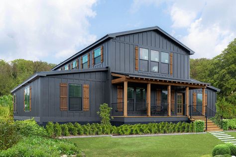 Barndominium Barndominium With Sunroom, Faux Blinds, Homes In Texas, Lifestyle Pictures, Modular Home Designs, Barndominium Interior, Modular Home Floor Plans, Steel Front Door, Tyler Tx