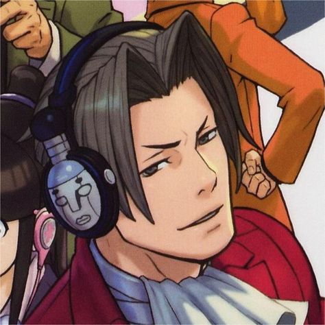 Ace Attorney Icons, Phoenix Wright Ace Attorney, Miles Edgeworth, Phoenix Wright, Ace Attorney, Phoenix, Nintendo, Tumblr, Anime