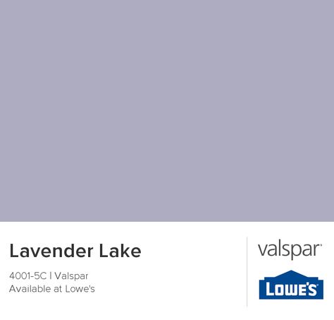 Lavender Lake bedroom walls Purple Grey Paint Color, Bedroom Purple And Gray, Kids Bedroom Flooring, Valspar Paint Colors, Purple Paint Colors, Lavender Paint, Valspar Paint, Room Wall Colors, Lavender Mist