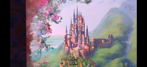 Katie Aesthetic, Rapunzel Castle, Rapunzel Movie, Barbie As Rapunzel, Barbie Aesthetics, Barbie Drawings, Barbie Rapunzel, Castle Painting, Cat House Diy