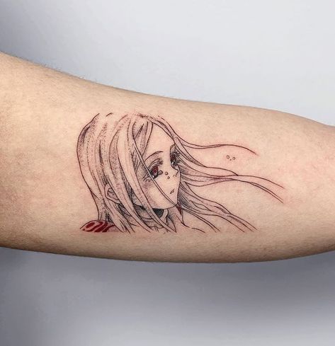 Deadman Wonderland Tattoo, Deadman Wonderland Shiro, Tattoo Apprenticeship, Wonderland Tattoo, Deadman Wonderland, Tattoo Apprentice, Stick And Poke, Mind Body Spirit, Dead Man