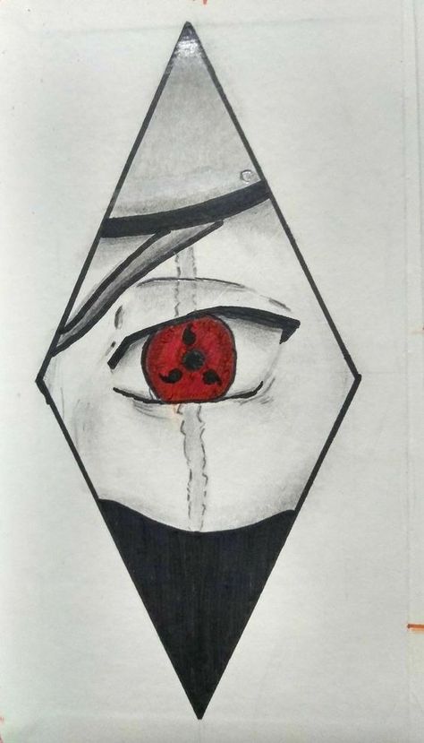 Sharingan do kakashi hatake Naruto Sketch Drawing, Naruto Sketch, Naruto Drawings, Sketches Simple, Drawings Simple, Anime Drawing, Sketch Drawing, Sketchbook Art, Art Drawings Sketches Simple