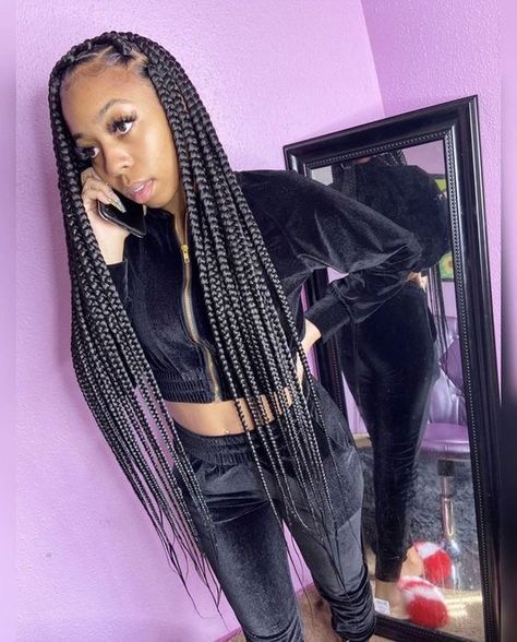 Traditional Box Braids, Long Hair Care, Twisted Hair, Big Box Braids Hairstyles, Jumbo Box Braids, Manhattan Project, African Hair Braiding Styles, Box Braids Hairstyles For Black Women, Cute Braided Hairstyles