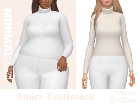 Sims 4 Cc Turtleneck, Sims 4 Minimalist, Sims4 Cc Clothing, Sims 4 Women Clothes, Sims Folder, Pregnancy Fits, Ts 4 Cc, Maxis Mix Cc, The Sims 4 Female Clothing