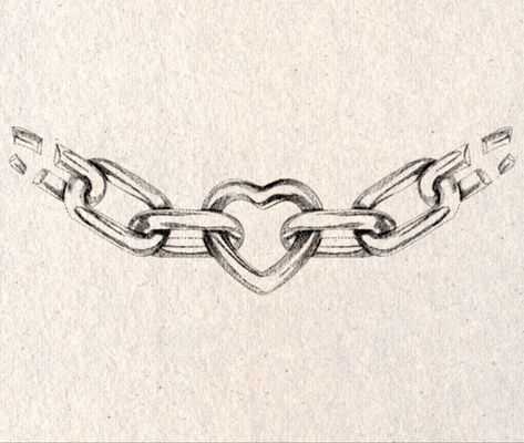 Scratchy Tattoo Design, Chain Heart Tattoo Design, Interlinked Souls Tattoo, Chain Link Heart Tattoo, Cadenas Tattoo, Heart Chain Tattoo, Chain Link Tattoo, Chain Tattoo Design, Chain Tattoos