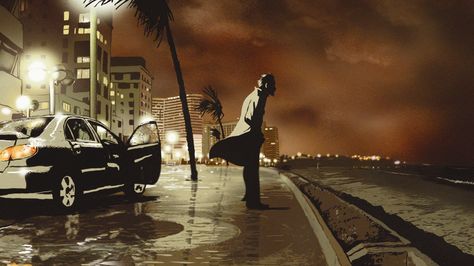 The ocean at night, something powerfully terrifying about it. Waltz With Bashir, Still Frame, Memorial Weekend, Emo Wallpaper, Movie Shots, Documentary Film, Film Serie, Happy Moments, Waltz