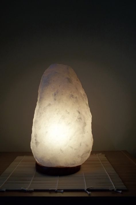 Himalayan white salt lamp. www.brightlightcandles.net. Read about health benefits of using salt lamps on our website. White Salt Lamp Aesthetic, White Salt Lamp, Spa Bedroom Ideas, Himalayan Salt Lamp Benefits, Counselling Office, White Himalayan Salt Lamp, Rock Lamp, Salt Rock Lamp, Himalayan Salt Crystals