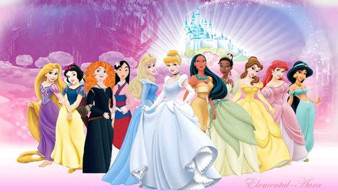 Princesses Princes Disney, Disney Princess Merida, Real Disney Princesses, Merida Disney, Official Disney Princesses, Disney Parade, Princess Merida, New Disney Princesses, Disney Princesses And Princes