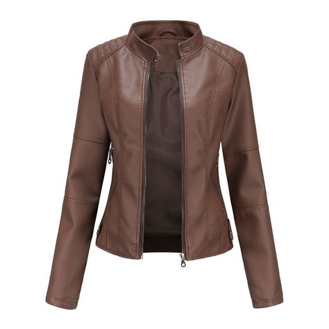 Fake Leather Jacket, Faux Jacket, Lorelai Gilmore, Female Shorts, Leather Coats, Outwear Women, Pu Leather Jacket, Cool Weather, Leather Motorcycle Jacket