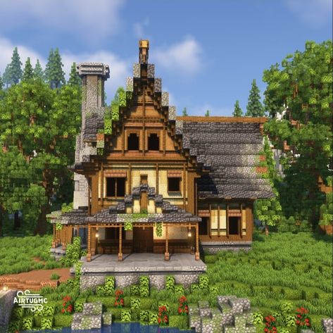 Sons Of The Forest House, Castle Blueprints, Lush Cave, Forest Building, Sons Of The Forest, Minecraft Castle Blueprints, Decor Minecraft, Build Minecraft, Minecraft Building Guide