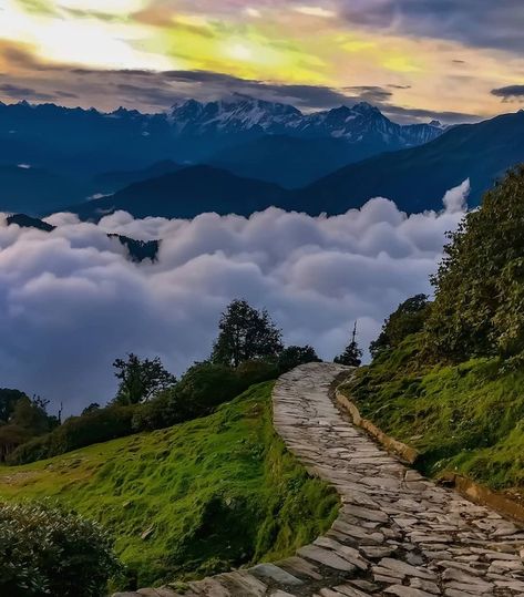 Travel India Beautiful Places, Path To Heaven, India Travel Places, The Mountains Are Calling, Aesthetic Photography Nature, To Heaven, Yoga Challenge, Beautiful Places To Travel, Secret Obsession