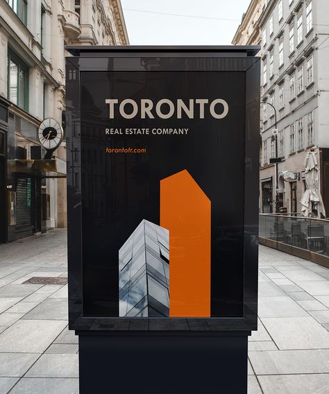 Toronto Real Estate Company Branding - World Brand Design Society Investment Company Branding, Real Estate Identity, Aviation Branding, Real Estate Graphic Design, Real Estate Brand Identity, Real Estate Signage, Estate Signage, Property Branding, Destination Branding