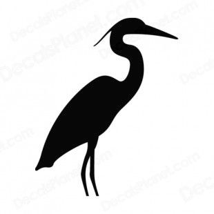 Crane Silhouette, Heron Silhouette, Japanese Crane Stencil, Crane Vector, Heron Logo Design, Stork Silhouette, Christmas Ornament Template, Bird Stencil, Pumpkin Template