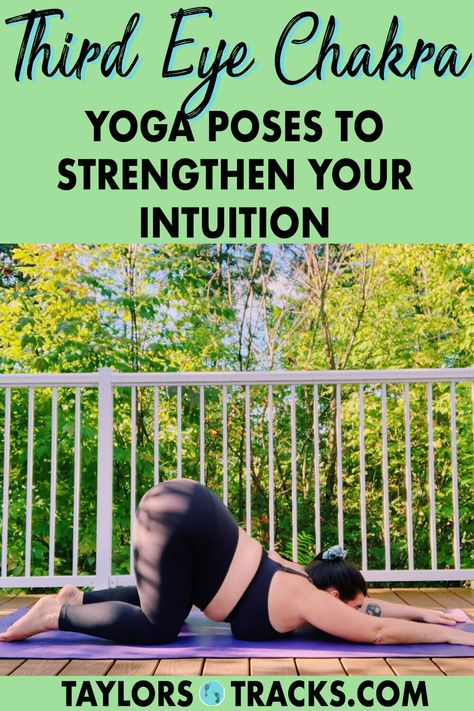 Third Eye Yoga Sequence, Yoga For Intuition, Third Eye Yoga Poses, Third Eye Practice, Third Eye Chakra Yoga, Third Eye Yoga, Spiritual Astrology, Chakra Yoga Poses, Eye Yoga