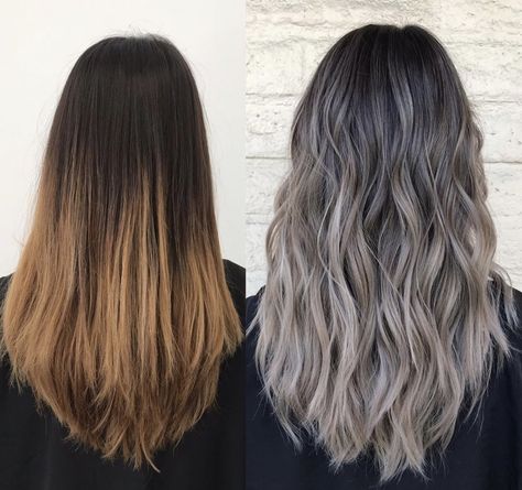 Balayage Straight, Ash Blonde Hair Colour, Ash Blonde Balayage, Ash Hair Color, Low Maintenance Hair, Ash Blonde Hair, Brown Hair Balayage, Winter Hair Color, Brown Blonde Hair