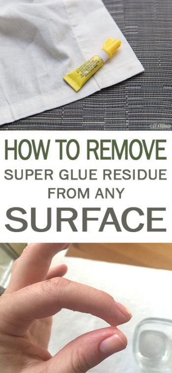 How to Remove Super Glue Residue from ANY Surface - 101 Days of Organization Remove Super Glue, Clean Baking Pans, How To Remove Glue, Cleaning Painted Walls, Glass Cooktop, Deep Cleaning Tips, Clean Dishwasher, Toilet Cleaning, Super Glue