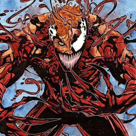 Rich Hennemann on Instagram: “Cletus Kasady........Carnage. * * * * * * * * * #carnage #venom #spiderman #venomart #cletuskasady #spidermanfarfromhome #ps4spiderman…” Carnage Venom, Absolute Carnage, Cletus Kasady, Carnage Marvel, Venom Spiderman, Marvel Character Design, Venom Art, Marvel Drawings, Spiderman Art