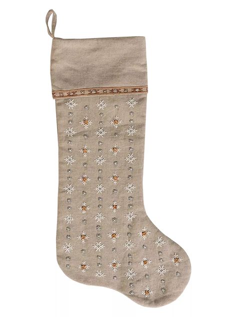 Shop Juliska Heidi Embroidered Stocking | Saks Fifth Avenue Embroidered Stocking, Embroidered Stockings, Austrian Alps, Stewart Tartan, Christmas Stocking Holders, Holiday Guide, Stocking Tree, Trellis Pattern, Stocking Holders