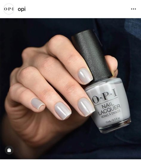 OPI - Engagement to be Pale Gray Nails, Soft Grey Nails, Gray Nail Polish, Nail Color Designs, Gray Nail, Nail Polish Opi, Grey Nail, Grey Nail Polish, Nail Shades