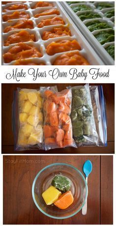 Make Your Own Baby Food, Stay Fit Mom, Making Baby Food, Diy Baby Food, Vogue Kids, Baby Food Ideas, Healthy Baby Food, Homemade Baby Foods, Baby Foods