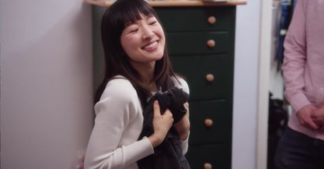 What to Ask Yourself Instead of 'Does This Spark Joy?' Konmari Folding, Closet Planning, Kitchen Closet, Konmari Method, Marie Kondo, Sparks Joy, Visual Learners, Folding Clothes, People Struggle