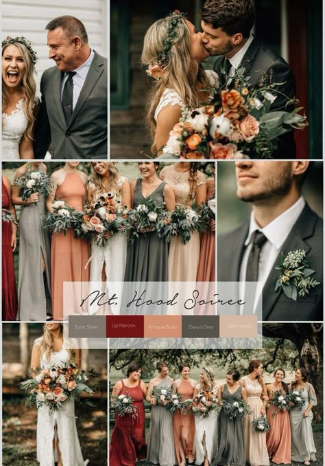 Fredericksburg Wedding, Wedding Color Trends, Flowers And Greenery, Mt Hood, Stella York, Wedding Groomsmen, Wedding Palette, Wedding Theme Colors, Wedding Summer