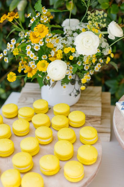 Lemon Themed Bridal Shower Desserts, Capri Theme Party, Birthday Party On The Beach, Positano Theme, Greece Theme, Lemon Themed Party, Party On The Beach, Lemon Birthday, Lemon Themed Bridal Shower