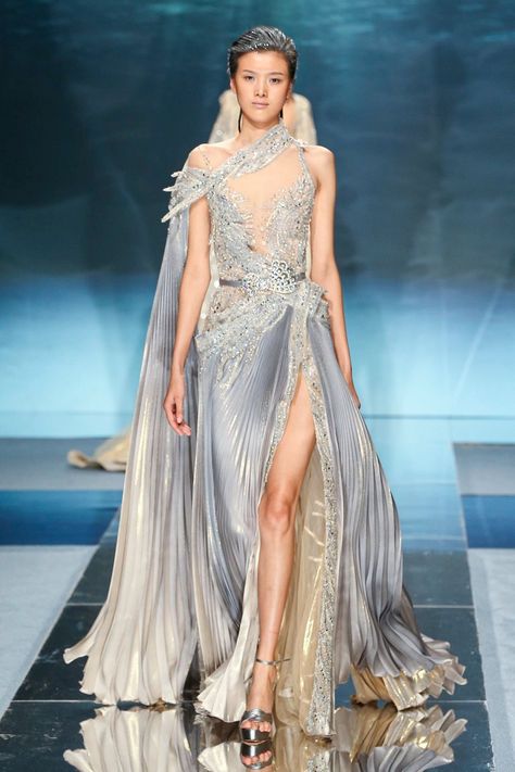 Ziad Nakad Haute Couture spring summer 2020 paris atlantis Acotar Dresses, Siren Dress, Ziad Nakad, Stunning Gowns, Live Fashion, Couture Gowns, Fantasy Fashion, Couture Collection, Beautiful Gowns