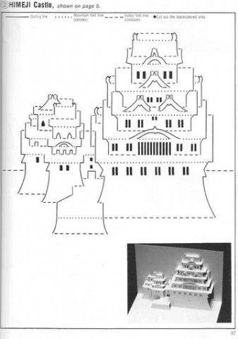 Kirigami Patterns, Kirigami Templates, Origami Architecture, Pop Up Card Templates, Paper Architecture, Paper Carving, Paper Cutout Art, Origami And Kirigami, Pop Up Art