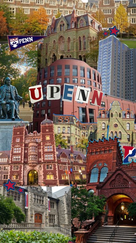 university of pennsylvania #universityofpennsylvania #upenn #uofpenn #penn #ivyleague #wharton #quaker #college #university #pennsylvania #philadelphia #dreamschool #collage Fangirling University, Spiritual Vision Board, University Plan, University Inspiration, Pennsylvania Philadelphia, College Vision Board, Usa University, College Acceptance, College Motivation