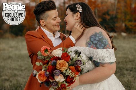 See All the Photos from Mary Lambert & Wyatt Paige Hermansen's Romantic New England Wedding Mary Lambert, New England Wedding, Bridal Magazine, Wedding People, Same Love, England Wedding, Yes To The Dress, Bridal Hair And Makeup, Together Forever