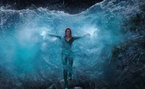 Mera Aesthetic, Aquaman Aesthetic, Modern Aphrodite, Queen Mera, Magick Art, Sea Queen, Magic System, Super Powers Art, Water Powers