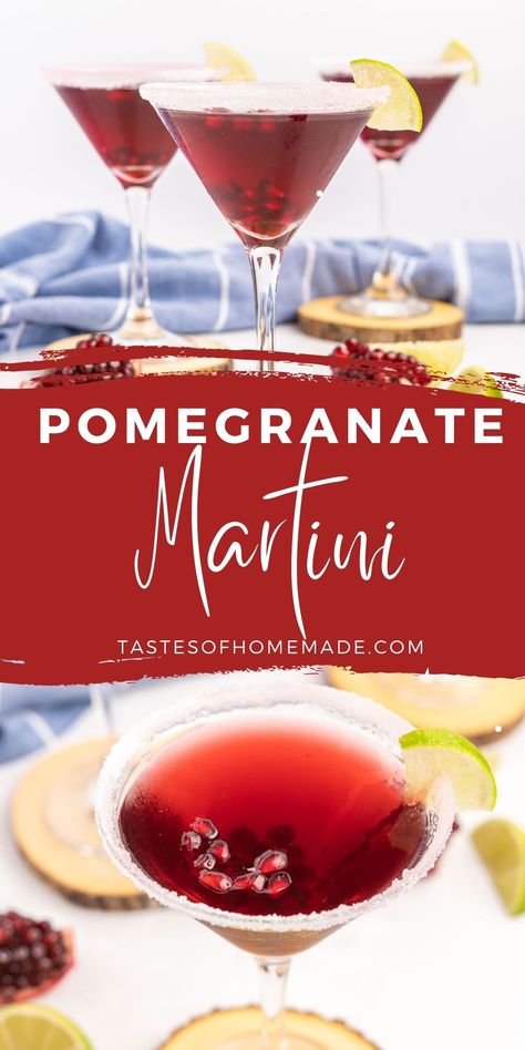 Cocktail With Pomegranate Juice, Pomogranette Martini, Red Martini Cocktails, Pomegranate Vodka Drinks, Pomegranate Cocktail Recipes Vodka, Pomegranate Alcohol Drink, Pama Liquor Recipes Cocktails, Pomagranet Martini Recipe, Pomogranette Cocktail