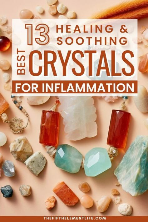 13 Soothing Crystals For Inflammation (With Pictures) – Hello-Fearless Crystals Identification, Healing Stones Meanings, Stones Meanings, Best Healing Crystals, Feng Shui Guide, Magic Room, Healing Crystals For You, Balance Energy, Using Crystals