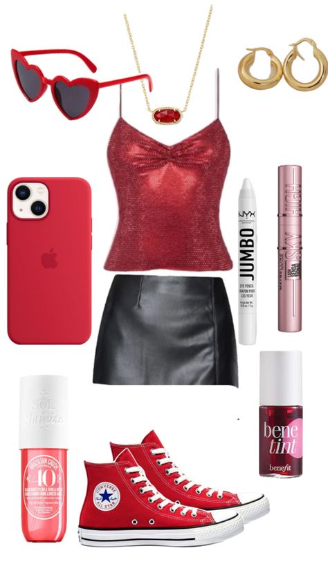 Red Taylor Swift Outfit, Olivia Rodrigo Concert Outfit, Olivia Rodrigo Concert, Red Taylor Swift, Dua Lipa Concert, Concert Outfit Inspo, Taylor Swift Tour Outfits, Swift Tour, Taylor Swift Outfits