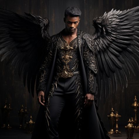 #MaleDarkAngel #FallenWingsFashion #EtherealEdgeForHim #CelestialShadow #DarkDivinity #HeavenlyHaunt #MensMysticMood #NocturnalNimbus #Halloween2023 #CostumeGoals #DarkDescentDesigns #AngelicAbyss #TrendingCostumes #HalloweenInspo #UniqueCostumes #CosplayCreativity Dark Angel Costume Men, Dark Angel Outfit, Dark Angel Costume, Male Angels, Black Angel Wings, Contemporary Fantasy, Angel Outfit, Angel Man, Angel Costume